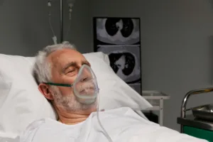 גבר במעבדת שינה